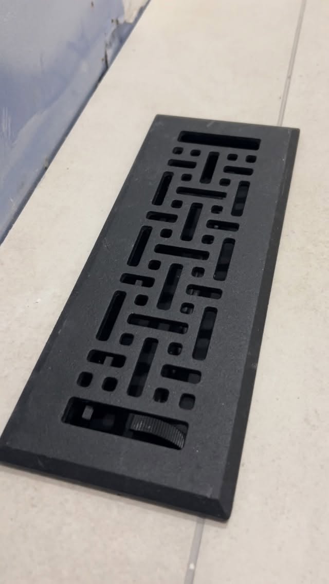 Custom shower tile installation